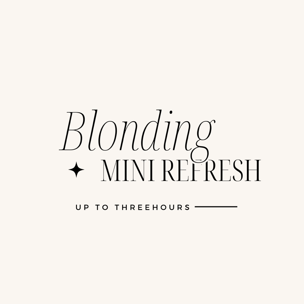 Mini Blonding Refresh