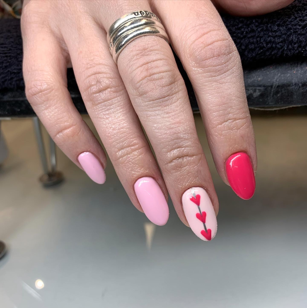 Acrylic Fill In Simple Nail Art