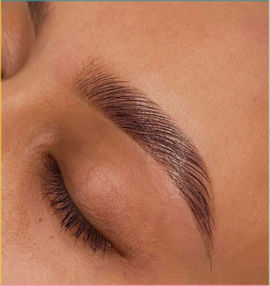 brow wax + tint