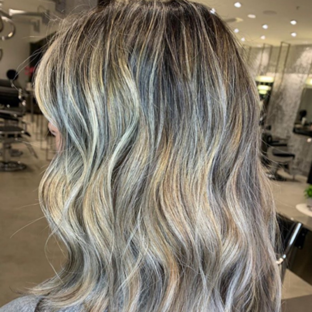 BALAYAGE HIGHLIGHTS/BLOW DRY at APRIL SOLIS HAIR L.L.C in Detroit, MI
