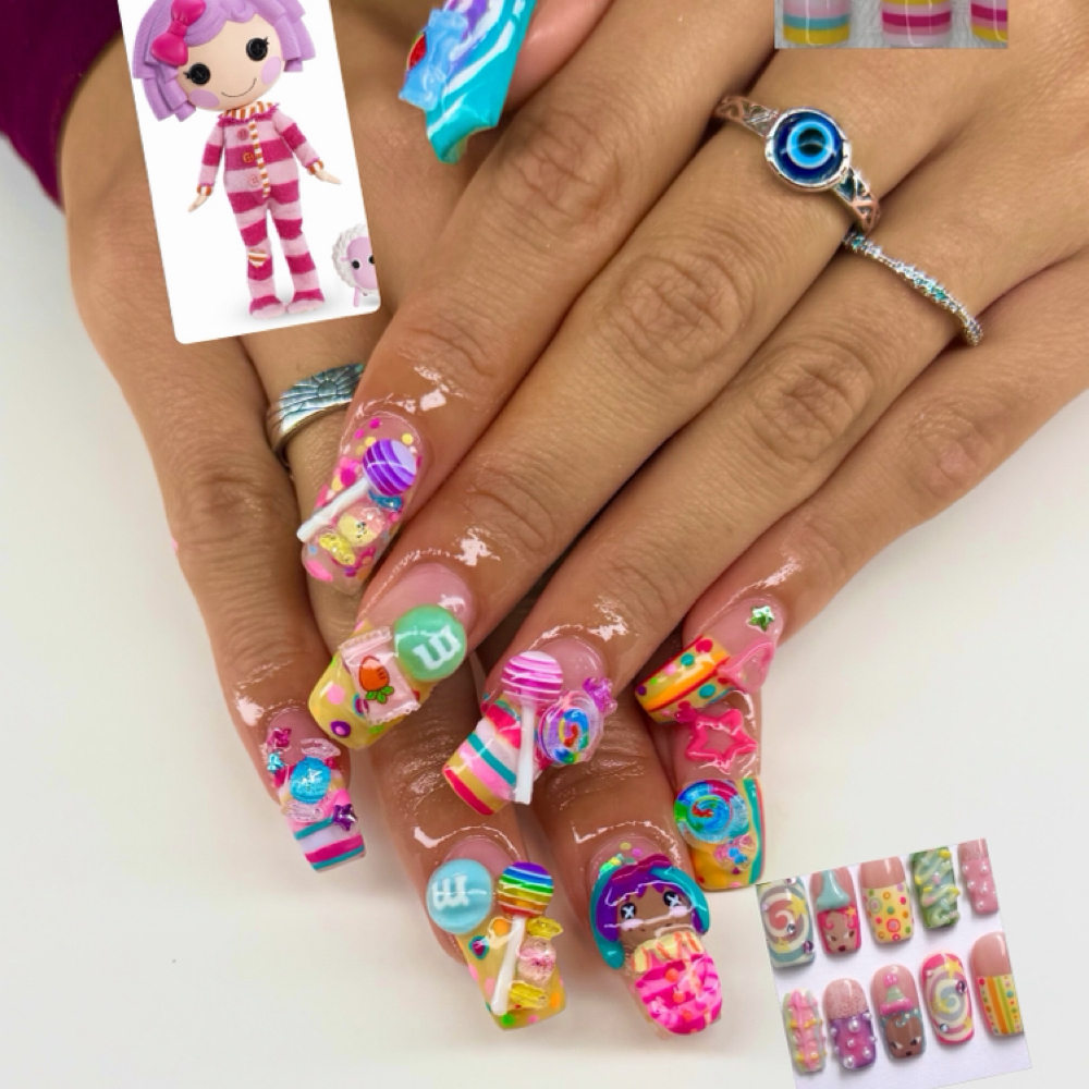 Freestyle Nail Art at Nails By Livi in Denver, CO