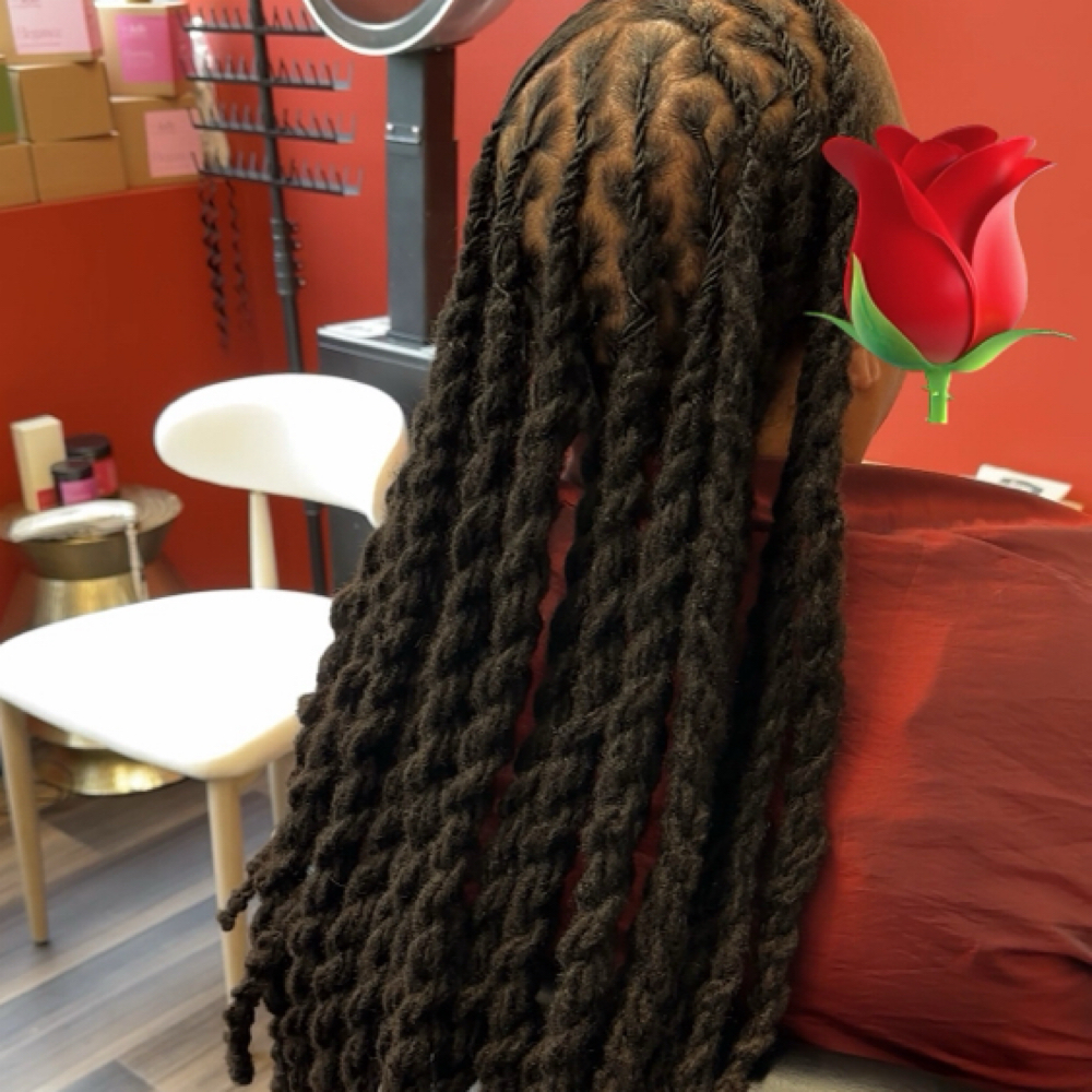 Loc Maintenance - Long at Follicle & Foundation Natural Hair Care in Marietta, GA