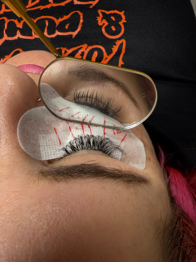 Lash fill at Pamper Me Prettee Facials & Hair in Long Beach, CA