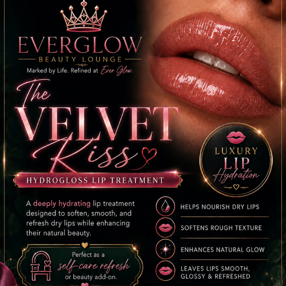 The Velvet Kiss: Hydrogloss Lip at Ever Glow Beauty Lounge in Lubbock, TX
