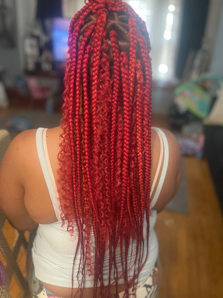 Boho Box Braids Med (hair Included