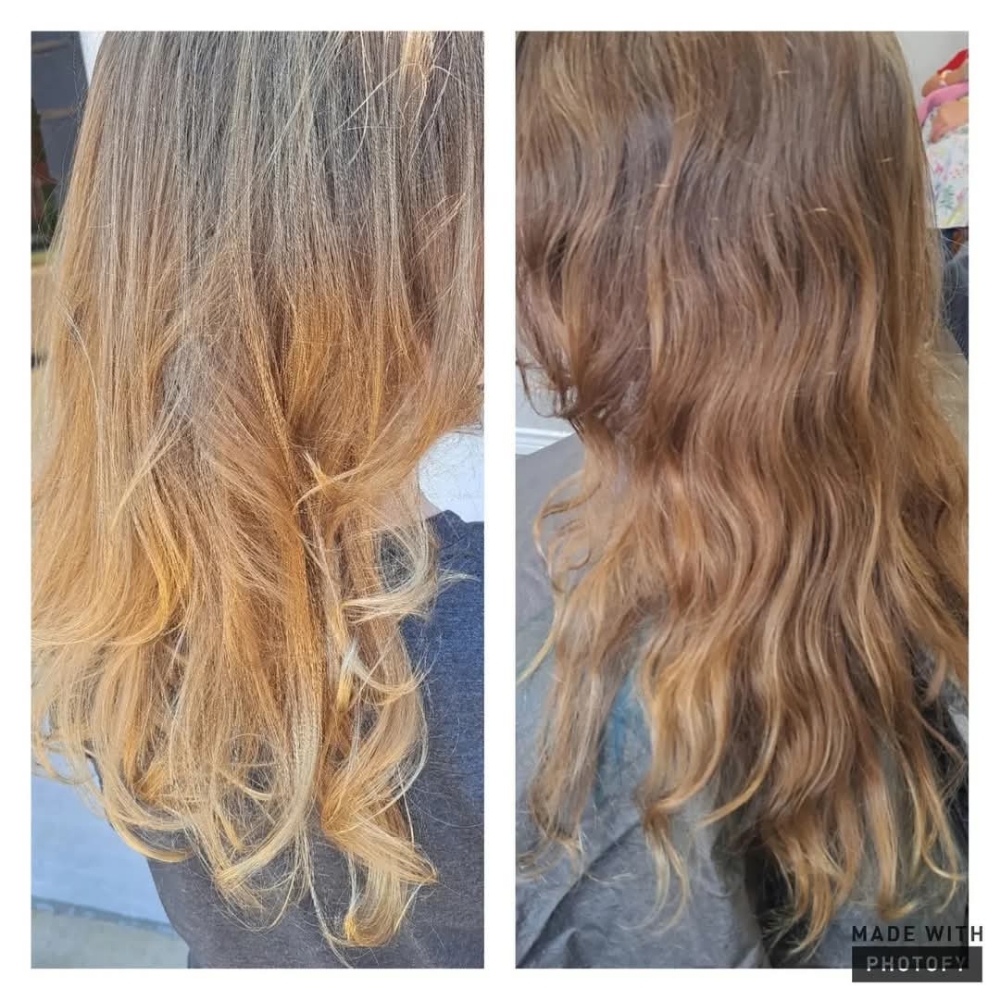 Ombre Hair Coloring