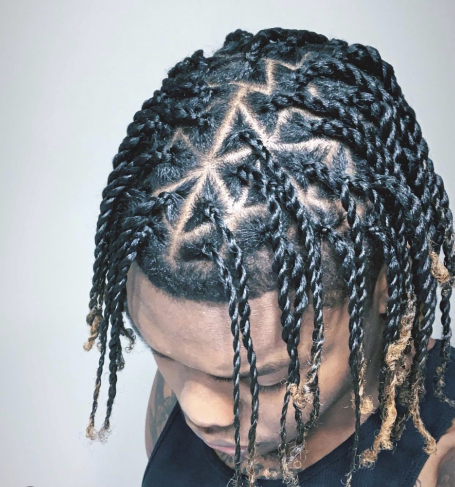 Two Strand Twists (Triangle Parts)