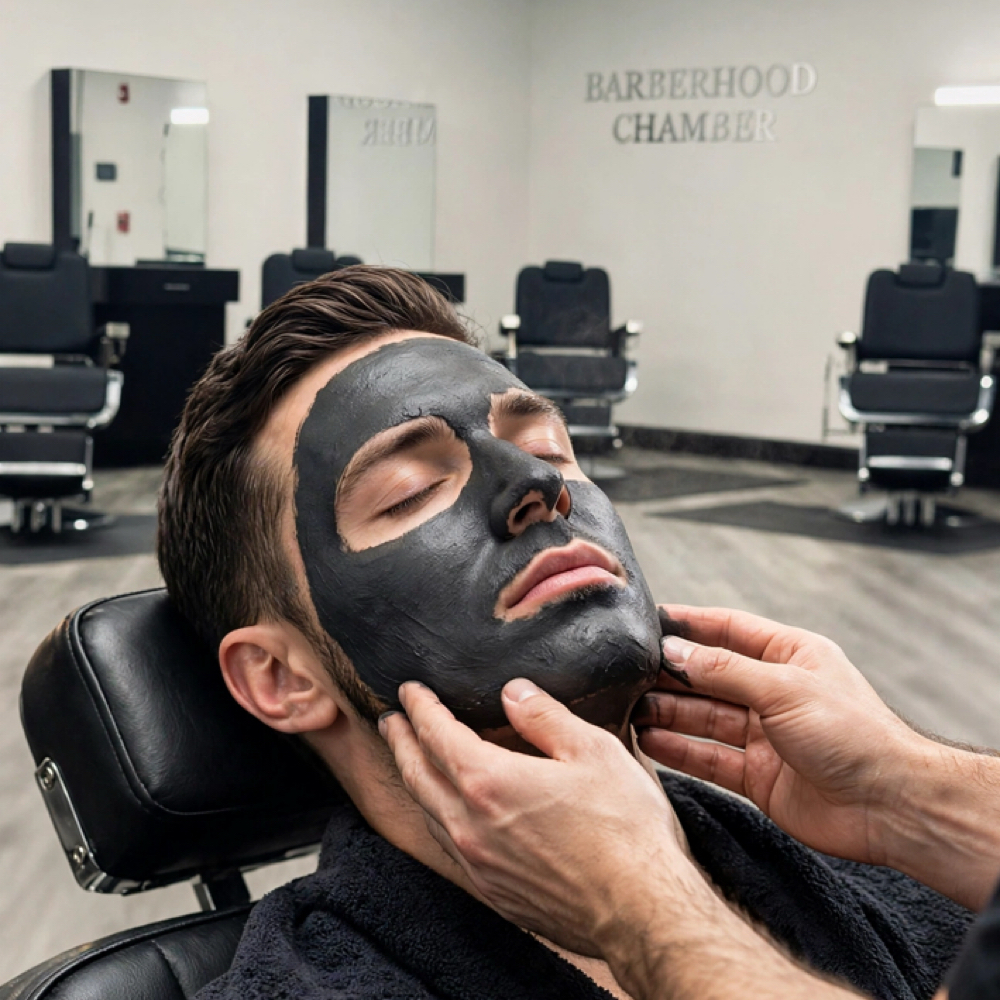 Basic Men’s Facial at Best Barbershop in Port St Lucie Barberhood Chamber in Port Saint Lucie, FL