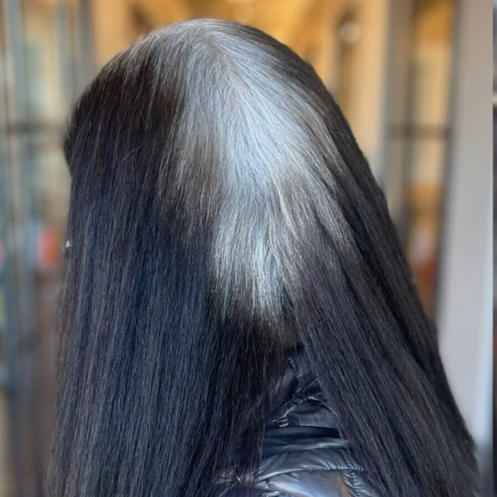 Grey Coverage & Cut at Daph Does Hair in Gardnerville, NV