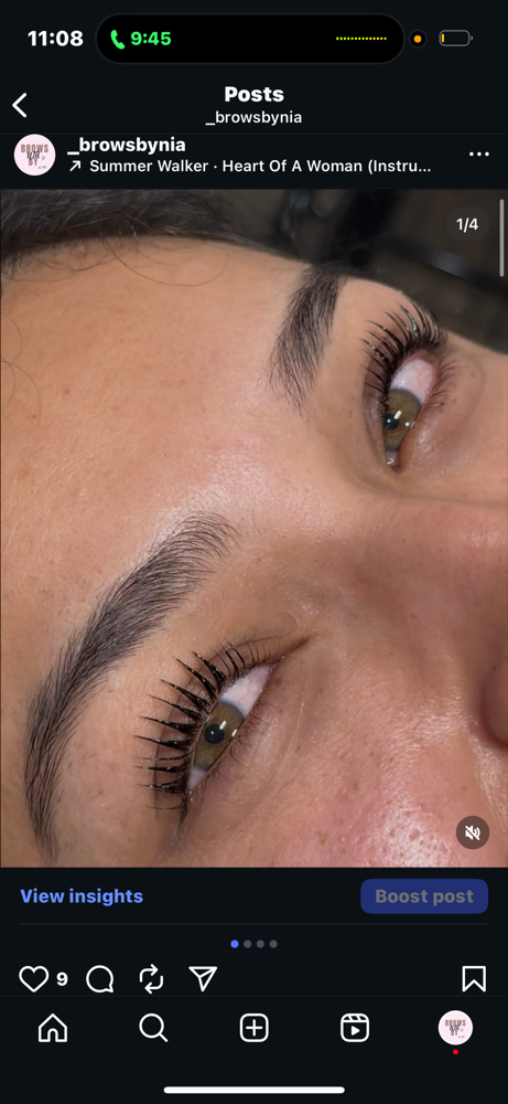 Korean Lash Lift + Tint at BrowsbyNia in Brawley, CA