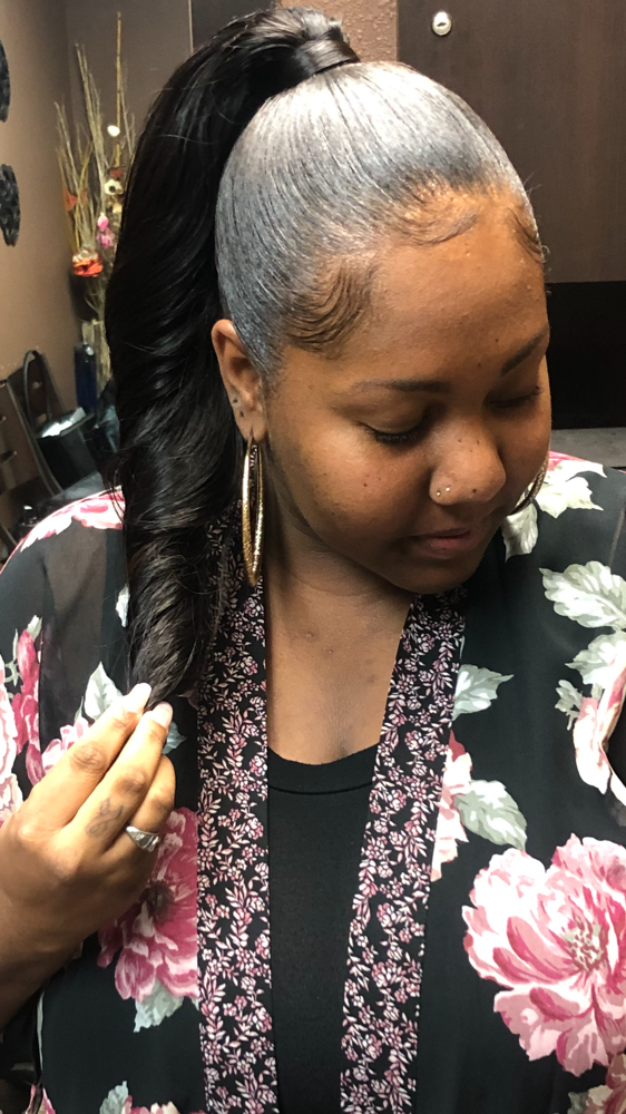 Ponytails at Arnita Welcome in Westchester, CA