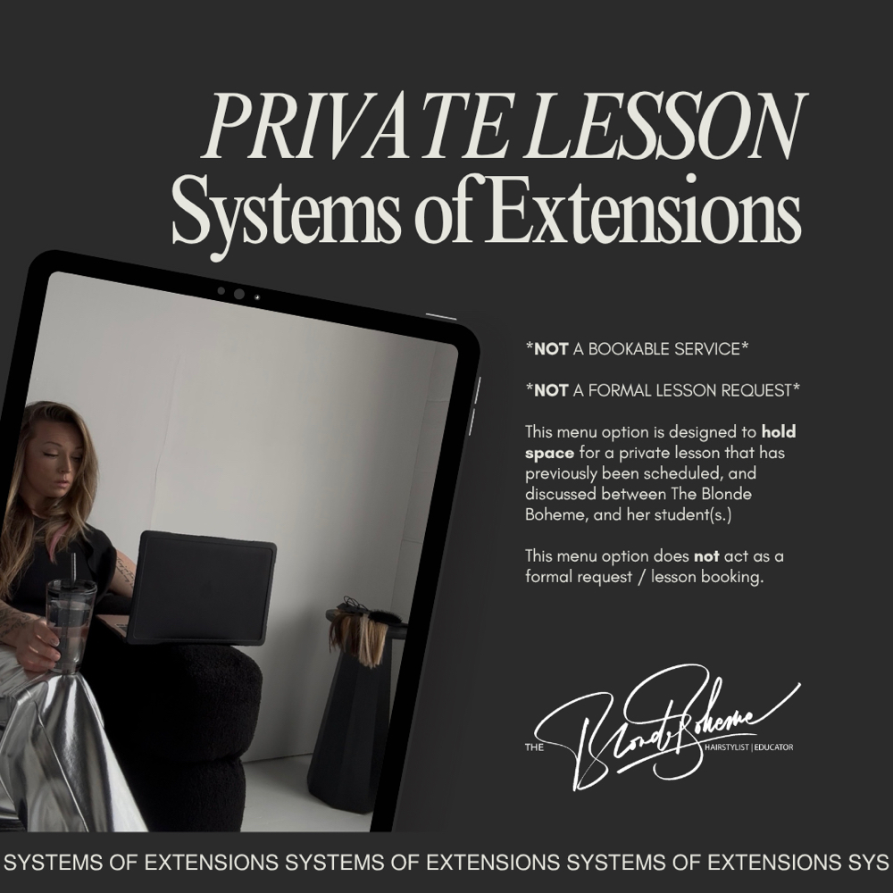 PRIVATE LESSON | Systems of Ext. at The Blonde Boheme in Rochester, NY