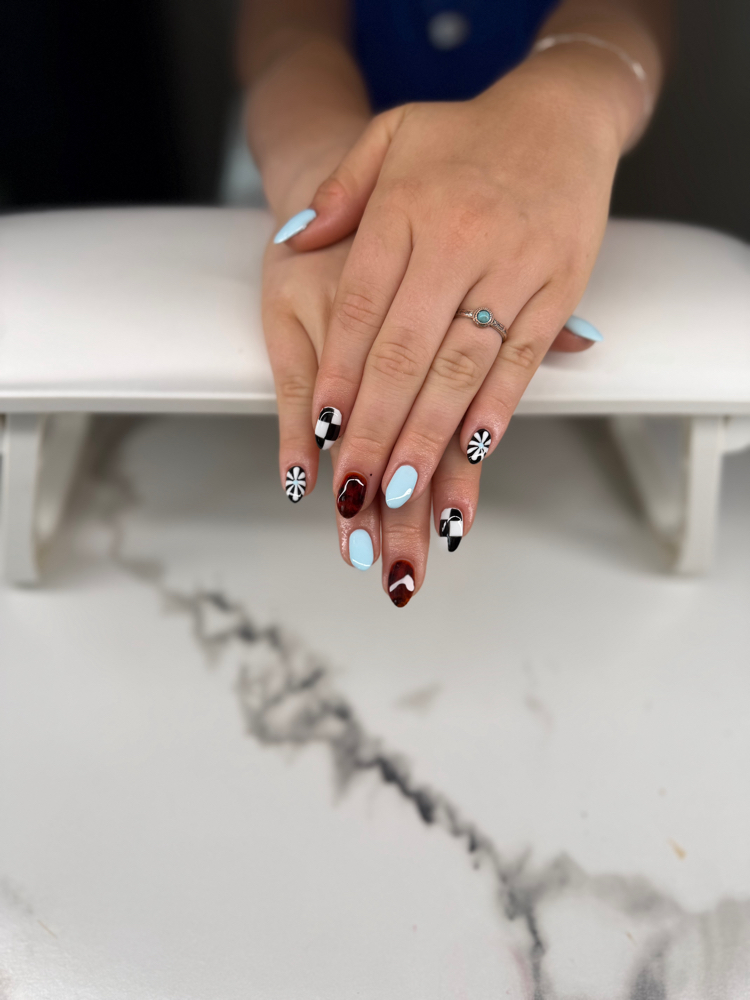 Gel-x Extensions With Gel Finish at The Gloss Room in Haslet, TX