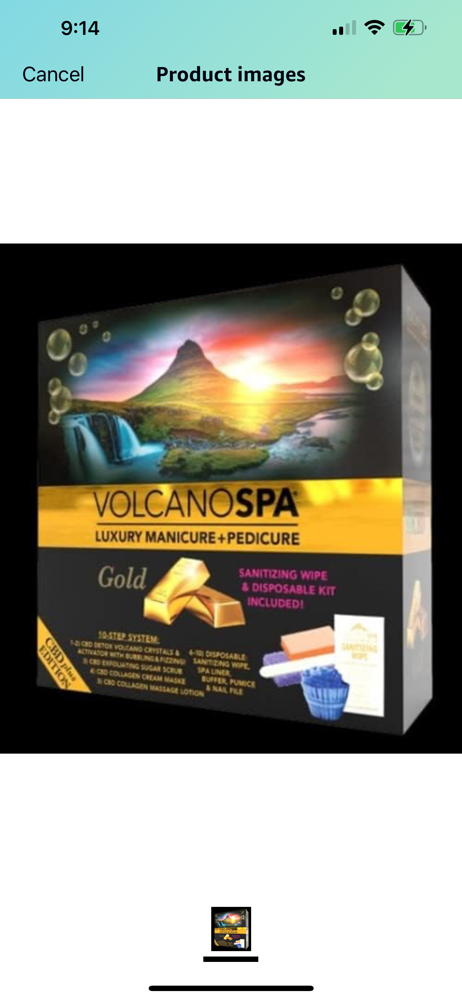 Volcano Gel Pedicure