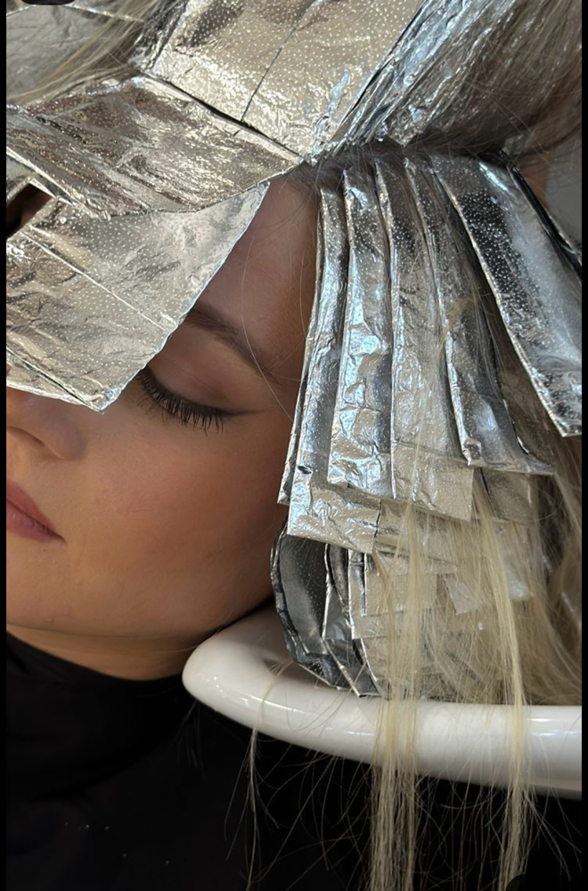 Partial Highlight at Alyssa’s Hair Haven in Anahuac, TX