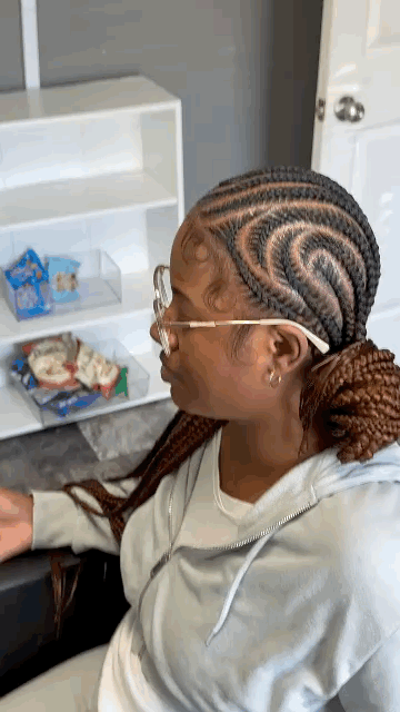 Design Waist Length Stitch Braids at Braided by Christy in Hattiesburg, MS