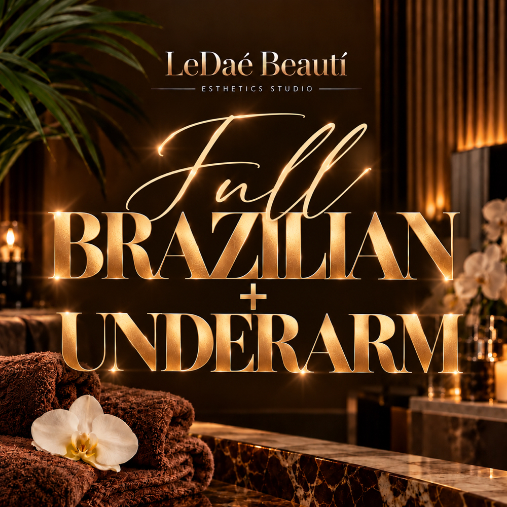 Full Brazilian + Underarm at LeDaé Beautí in Lafayette, LA