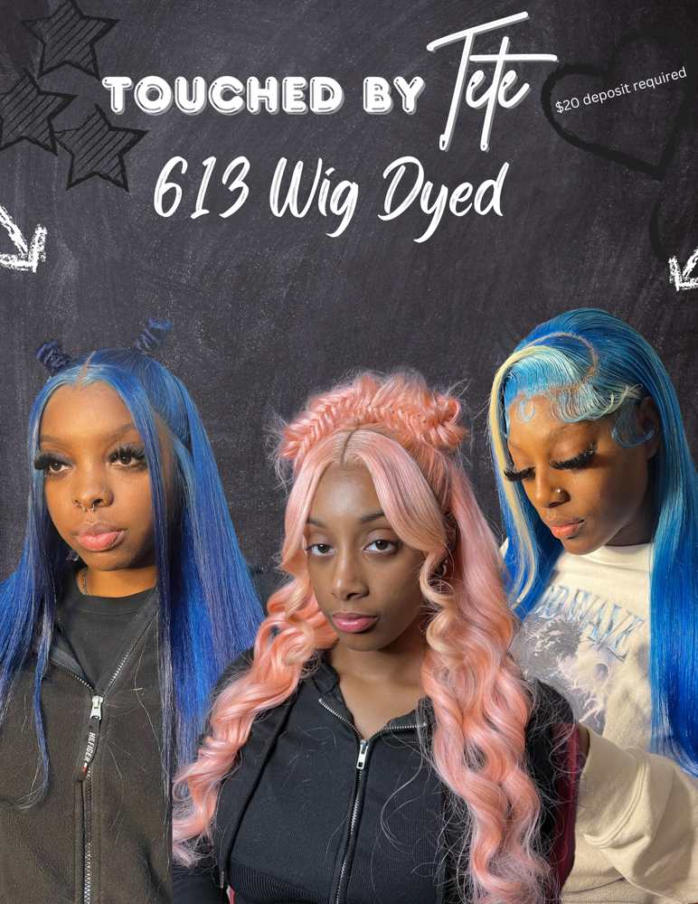 613 Wig Dyed