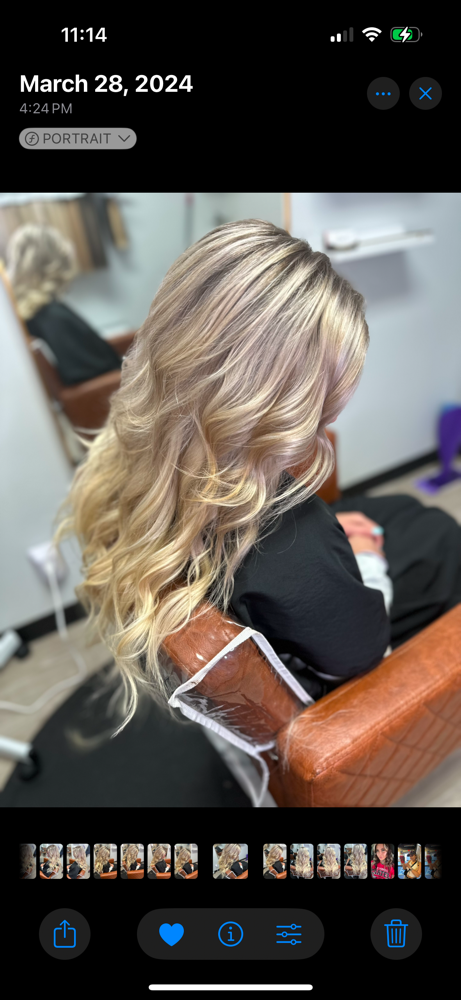 Hair extensions blending