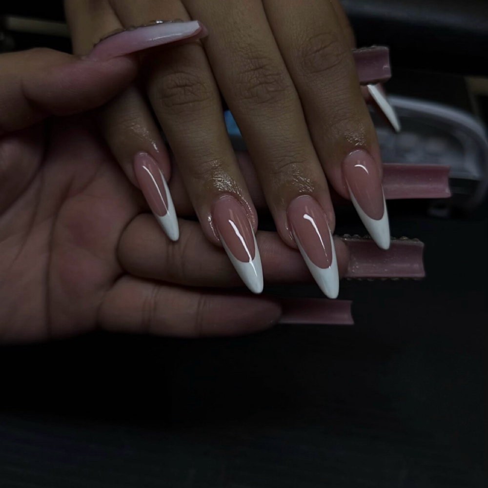 French tip - full Set at Tonya x Nails in Visalia, CA