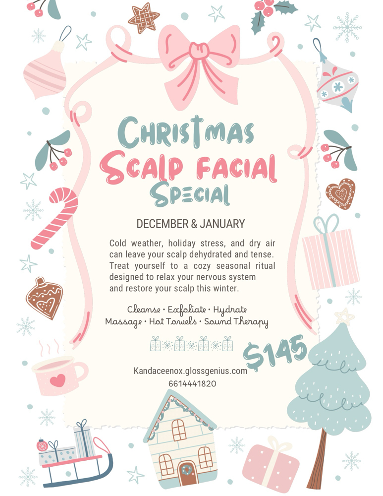 Christmas Scalp Facial Special