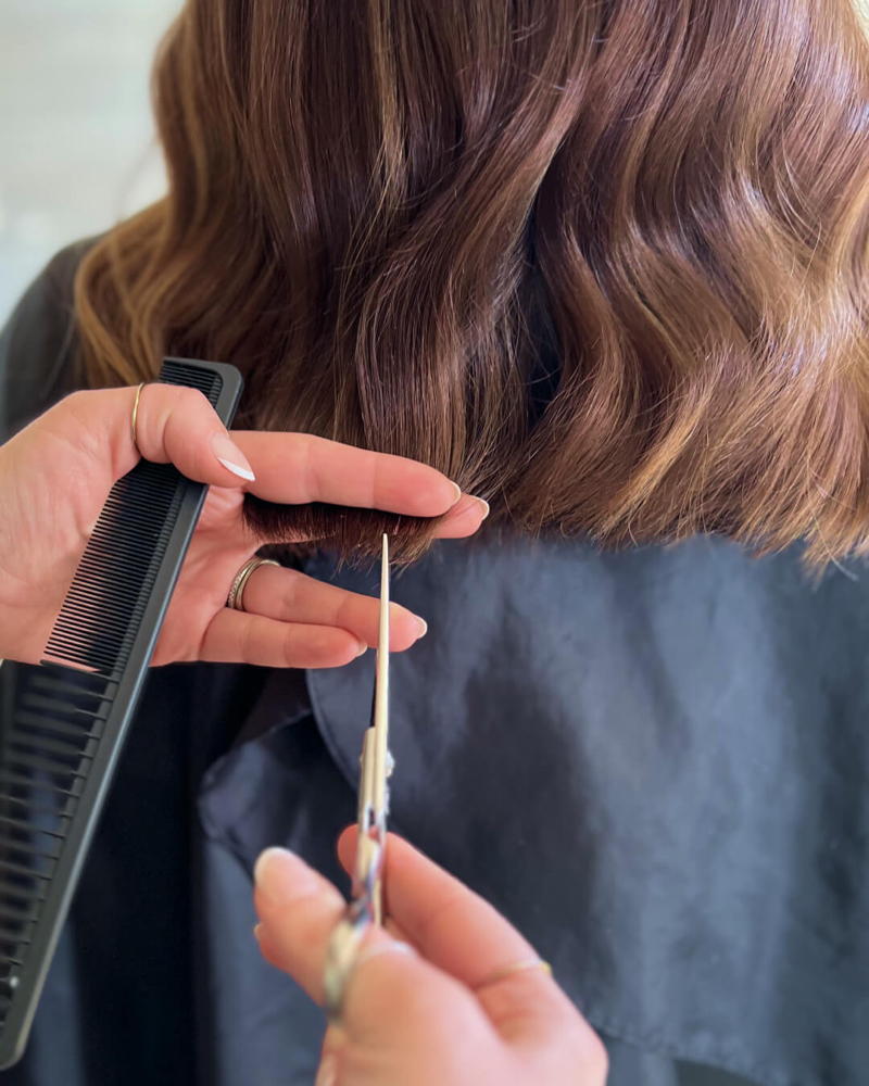 Signature Bang Refine at Heart & Hair Salon in Sun Prairie, WI