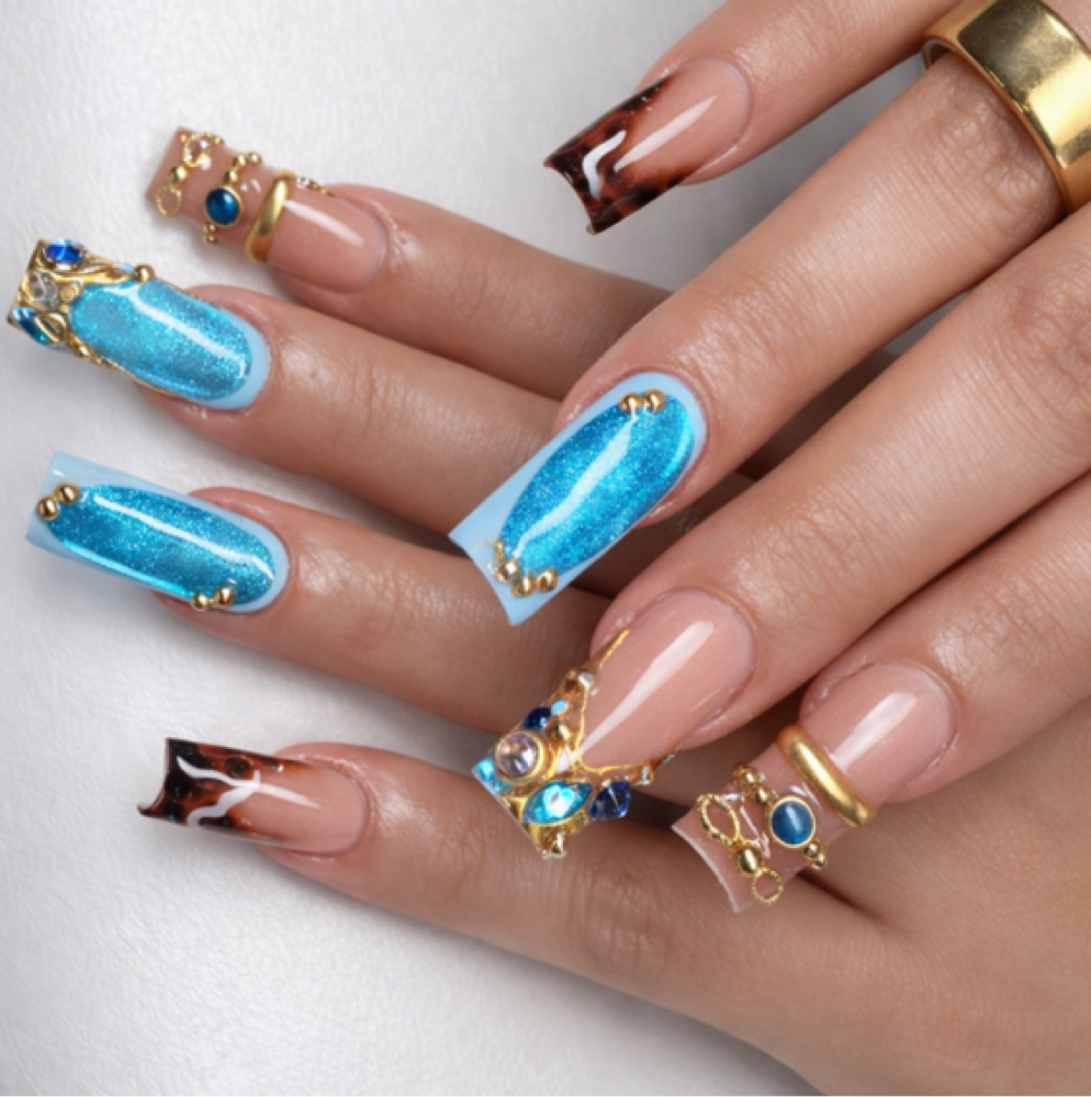 Luxury meets artistry 💎 at Almo Nail Atelier in Butler, NJ