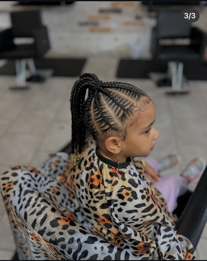 Kids Braids (with Added Hair)