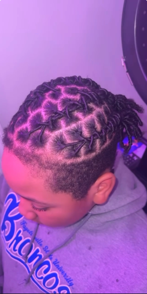 Starter locs (top of head only) at Loc’d N Wit Tweet in Temple Hills, MD