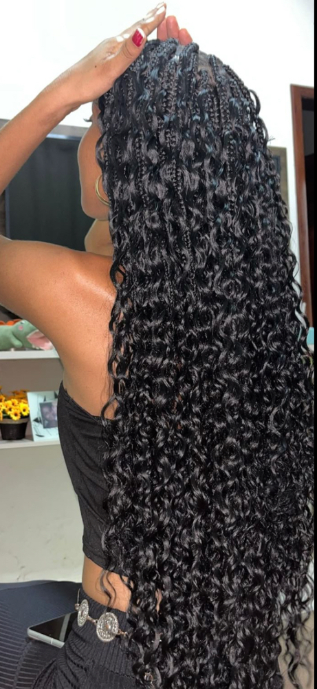 Gypsy Knotless Braids at Morgandohair in Gaithersburg, MD