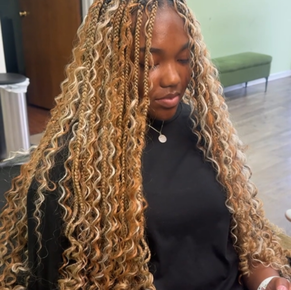 Custom Braiding Color at Diverse Creations in Longview, TX