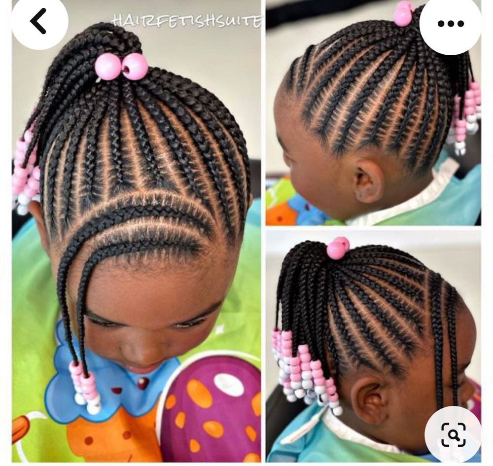 Kids Braids Under 12 Yrs Old