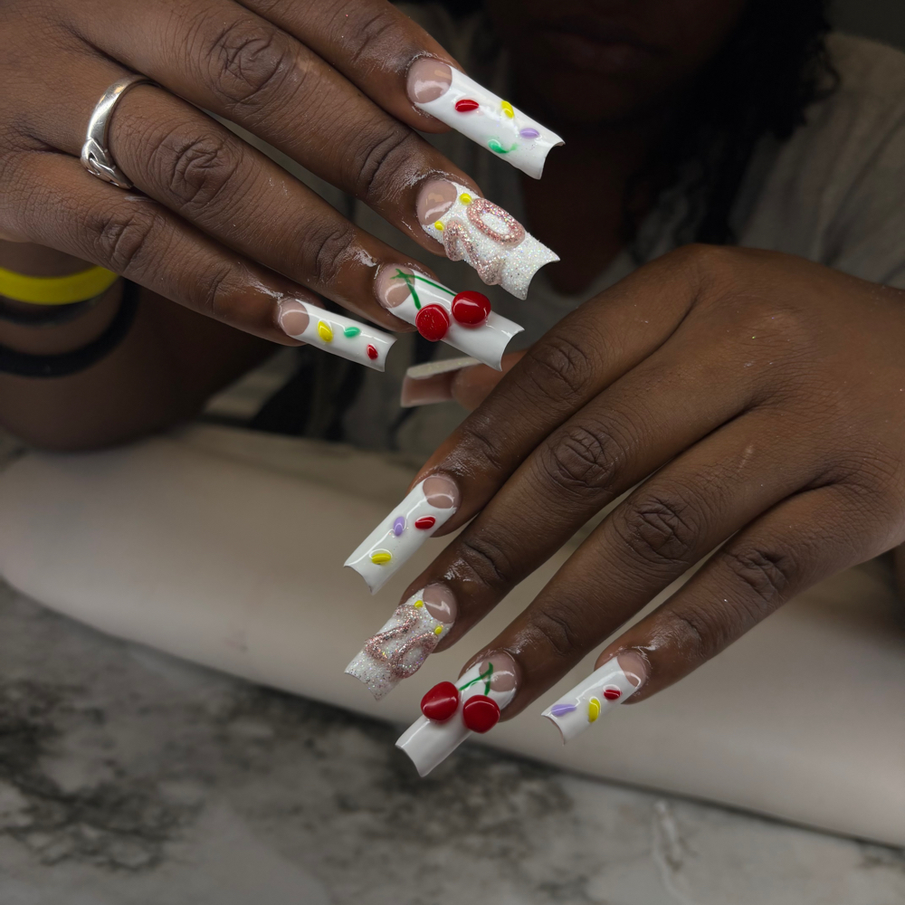 XXL Acrylic Nails at Divine Visionz LLC in North Charleston, SC