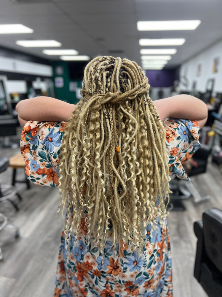 Double Ended Faux Locs Install