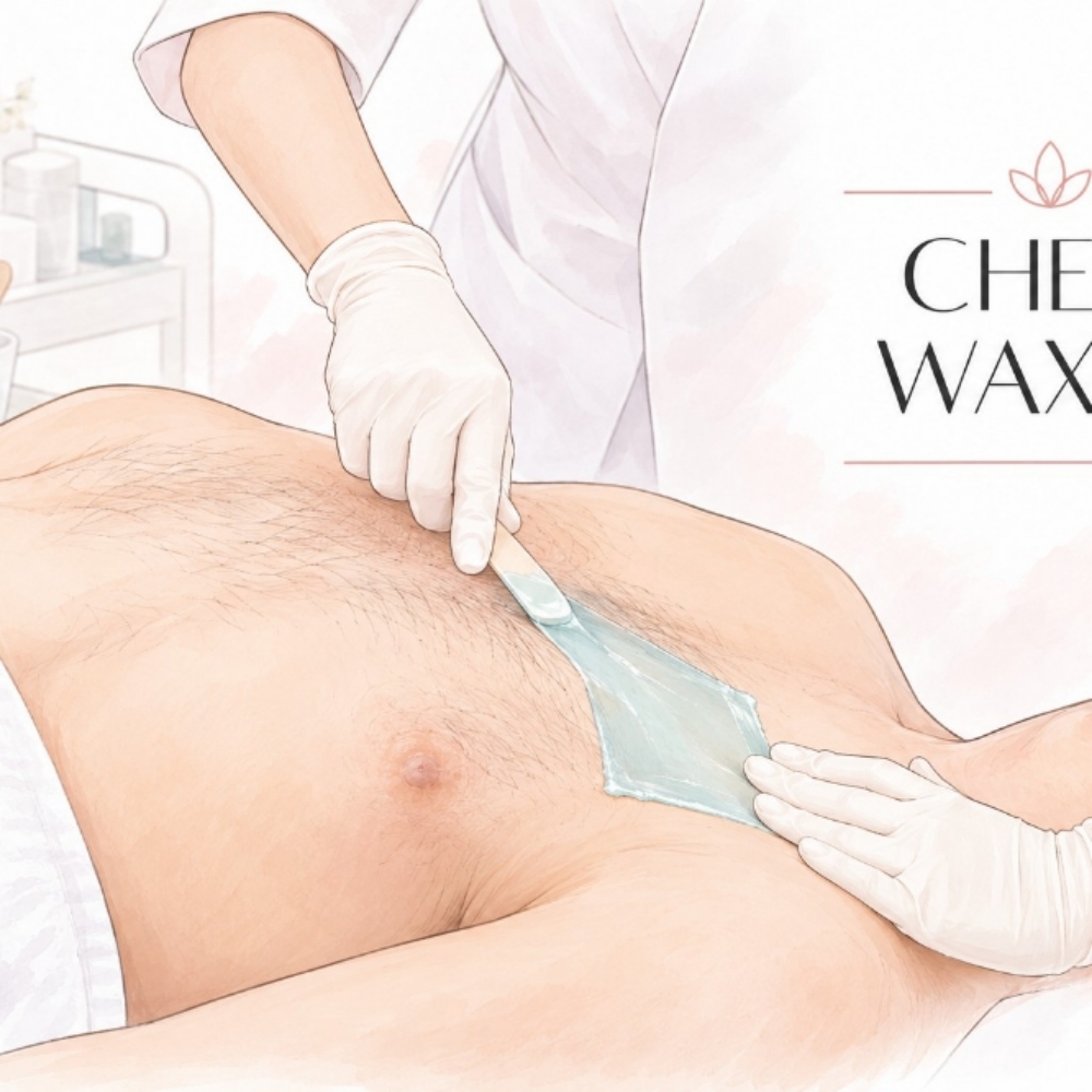 Chest waxing at Skin Reboot Spa Clinic in Cary, NC