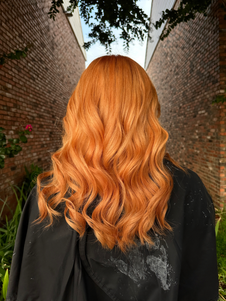 Blowout with Curls