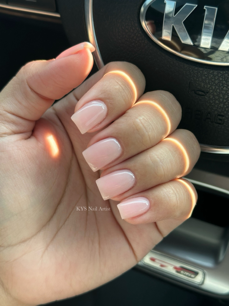 Natural Nail Overlay at YD Portraits • KYS Nail Artist in Omaha, NE