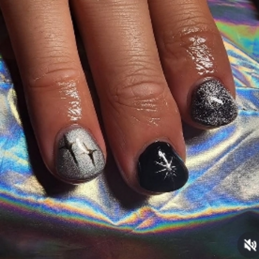 Structured Gel Manicure With Design at The Nail Fairy in Colorado Springs, CO