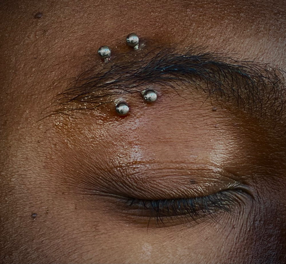 Eyebrow at Dark Age Piercings by Sarah in Denton, TX