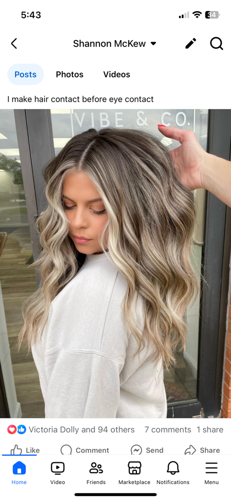 Balayage W/ Cut