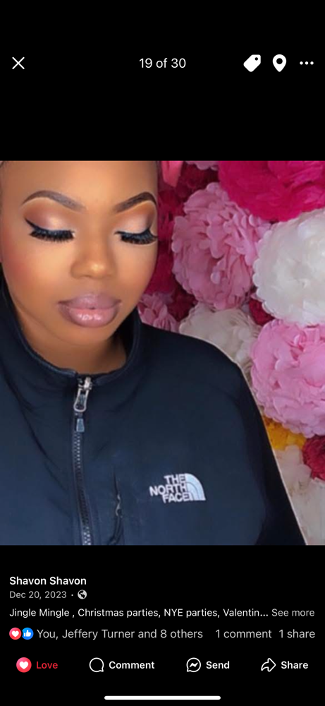 Full Face makeup at Emerald Aura Nails & Spa in Little Rock, AR