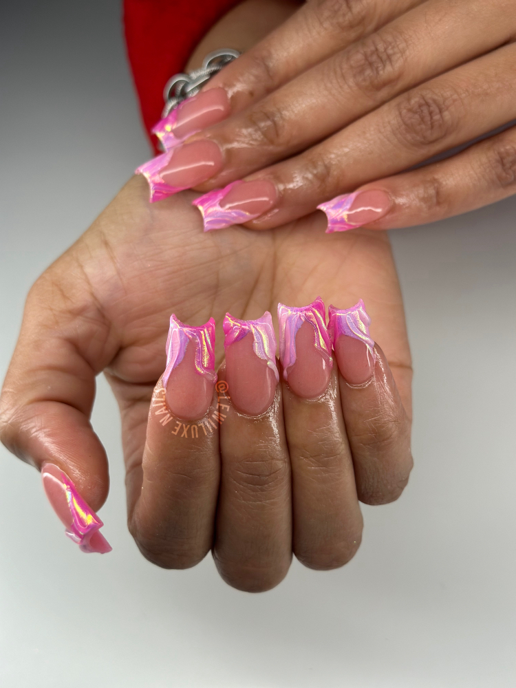 𝑳𝒖𝒙𝒆𝒅 𝑭𝒓𝒆𝒆𝒔𝒕𝒚𝒍𝒆 ˢʰᵒʳᵗ at Lewii Luxe Nails Cartel in Princeton, TX