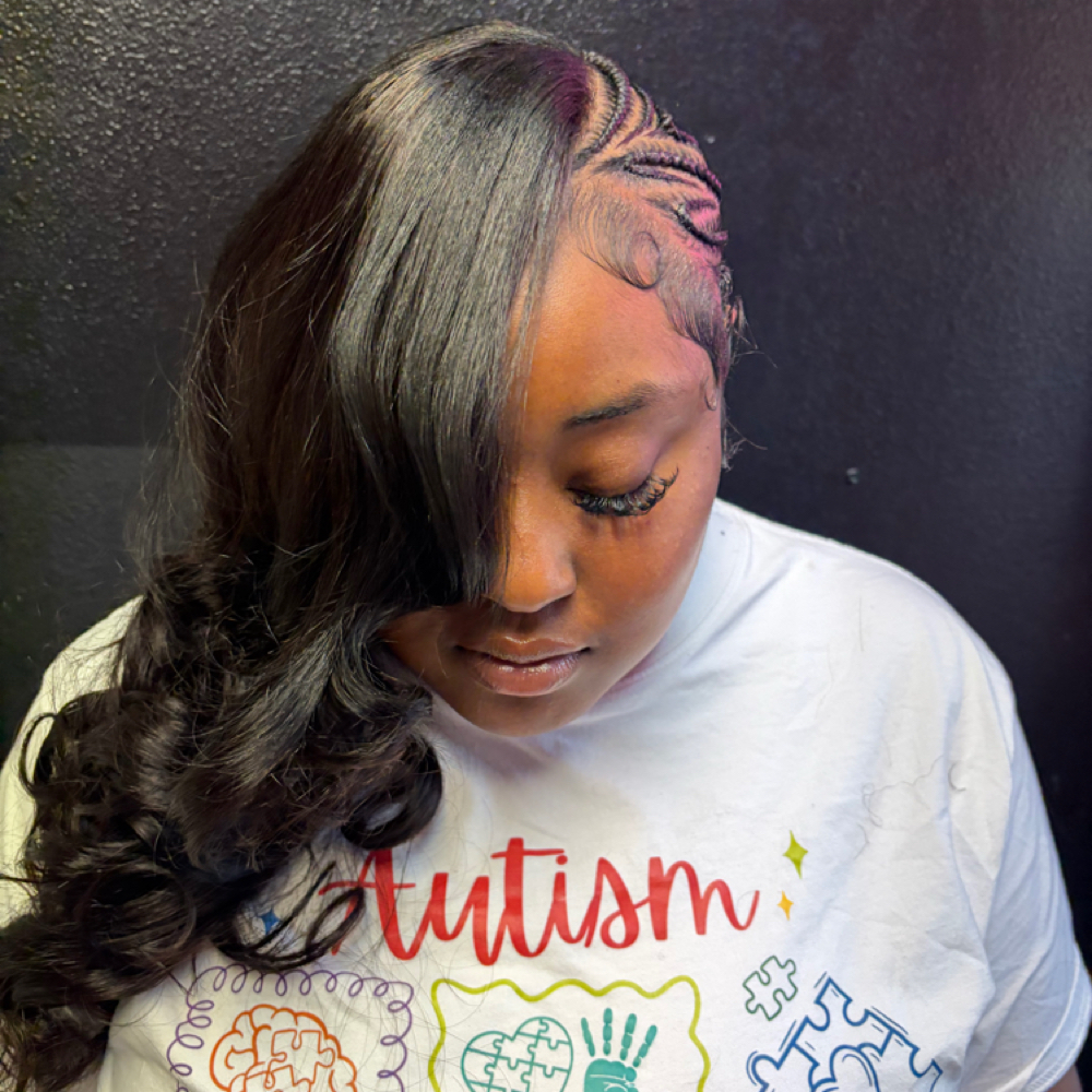 Cassie Fulani Quickweave at Braids By Tricë in Mobile, AL