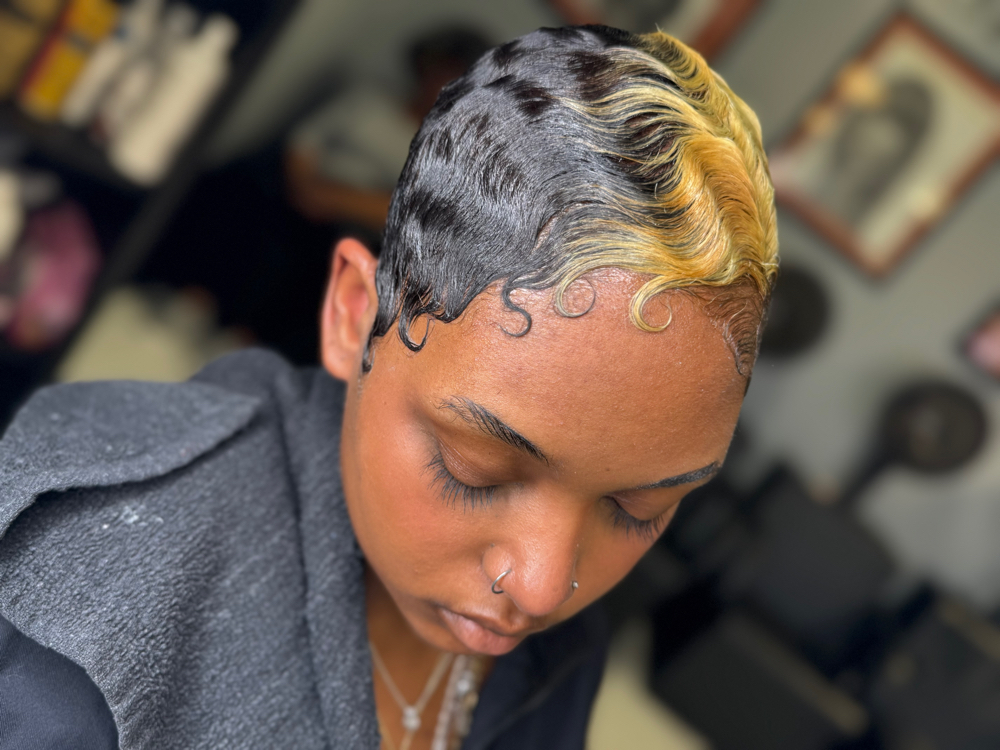 Pixie Cut Transformation at Salòn Alexx in Gulfport, MS