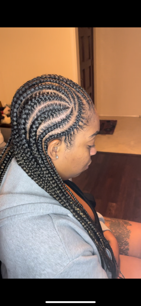 12-16 Stitch Cornrows