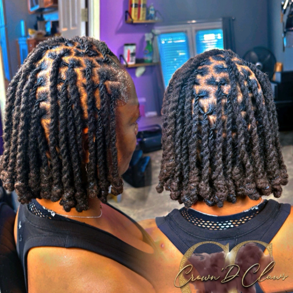 Retwist & Loc Bob at Crown’D Claws in Clarksville, TN