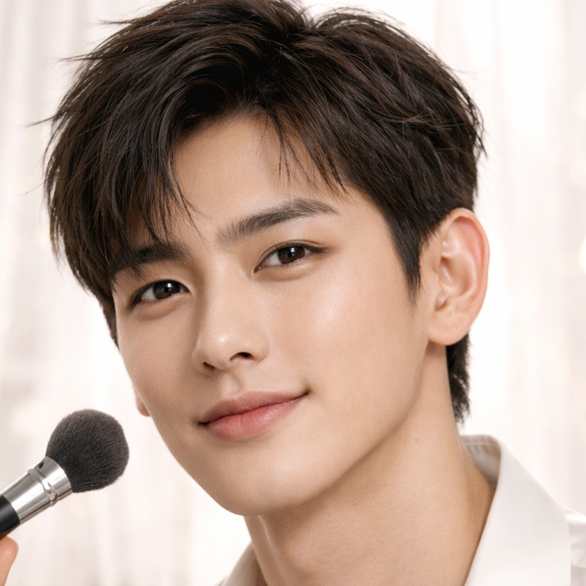 Men's Grooming Makeup(男士精致妆容设计) at Studio Sophie in West Covina, CA