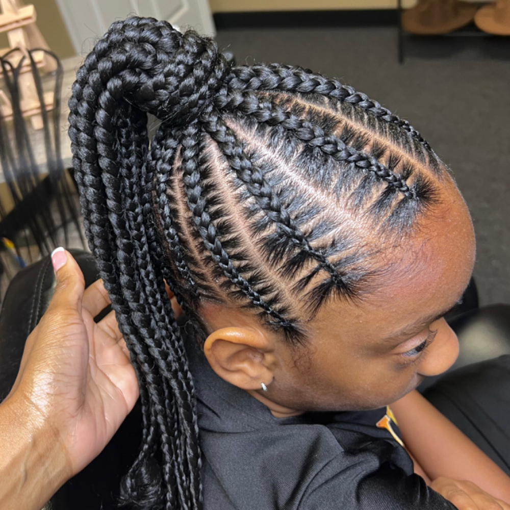 Braided Ponytail at Sister  Locs in Orange Park, FL