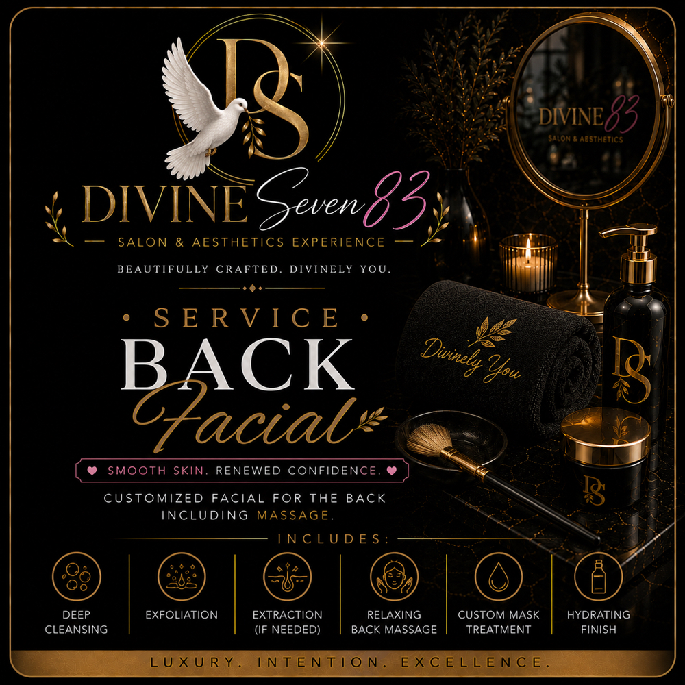 Back Facial at Divine Sevyn83 Salon & Aesthetics in Alexandria, LA