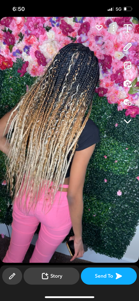 Medium Boho Knotless